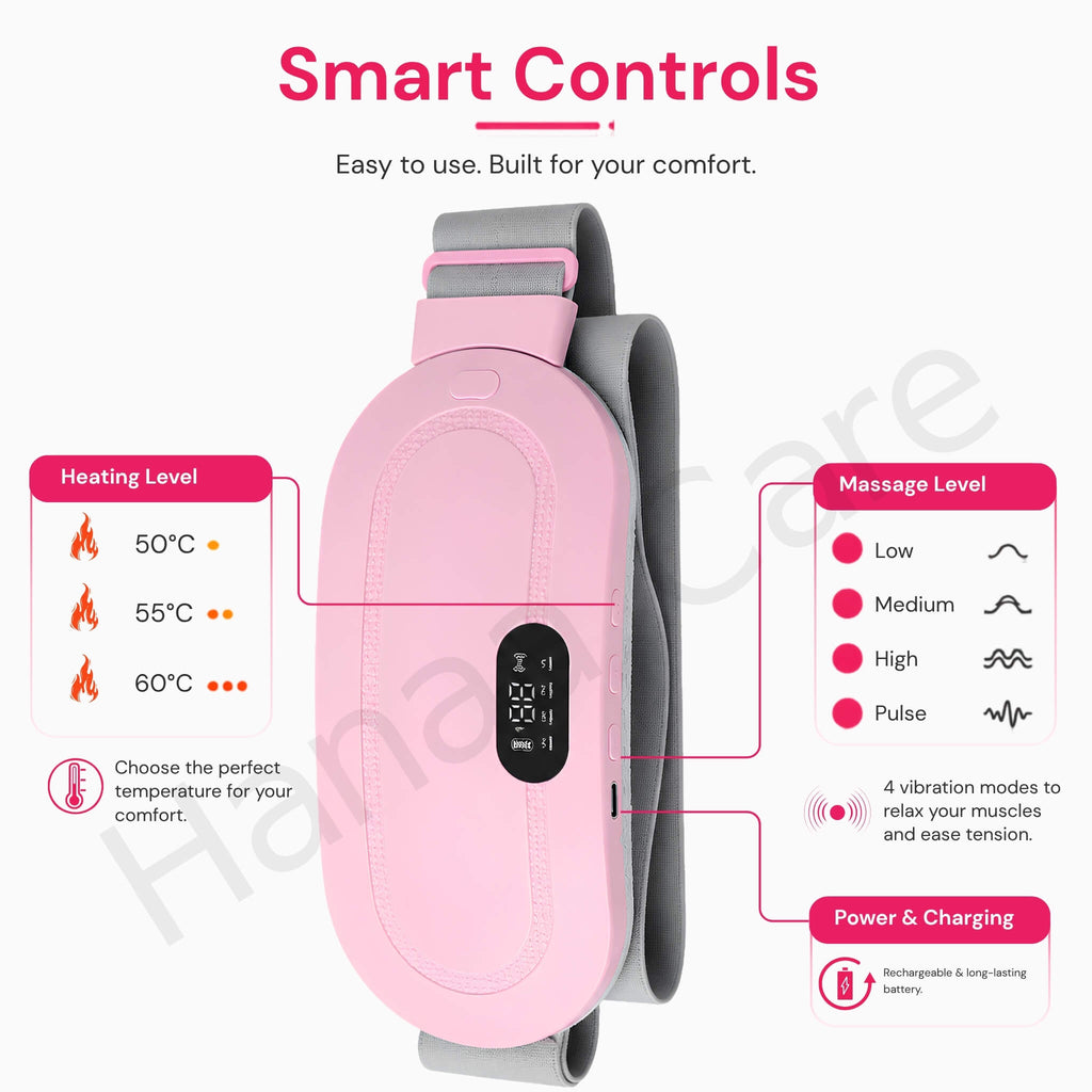 Heating Pad for Period Pain Relief | Electric Heat Belt | TK Gadgets